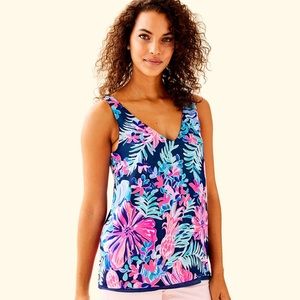NWT Lilly Pulitzer Florin Reversible Tank Top